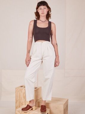 Big Bud Press BBP Heavyweight  Trouser in Vintage Tee White Size 1XL Petite